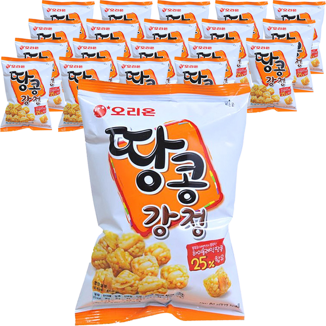 오리온 땅콩강정, 147g, 20개