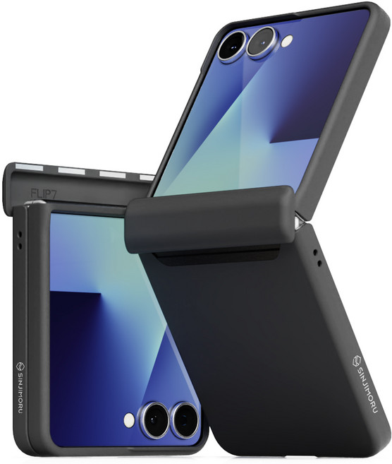 신지모루 풀커버 마그네틱 힌지보호 슬림 매트핏 휴대폰 케이스