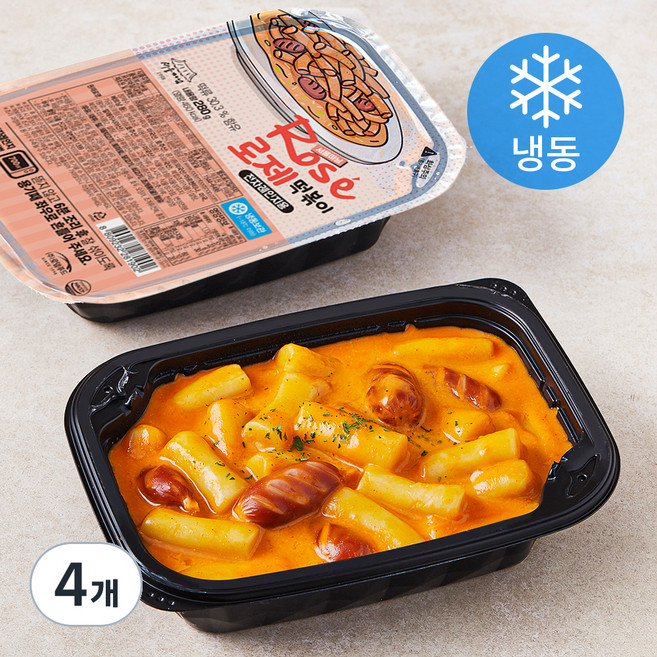 서울마님 즉석 로제떡볶이 (냉동), 280g, 4개