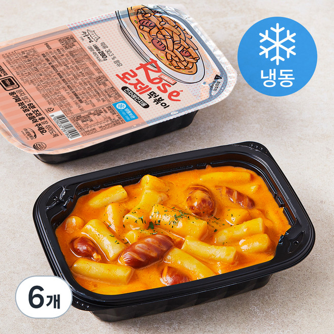 서울마님 즉석 로제떡볶이 (냉동), 280g, 6개