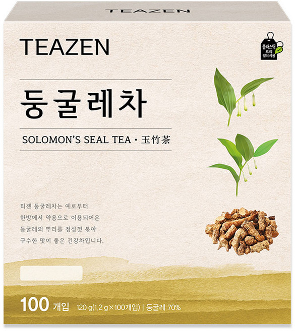 티젠 둥굴레차, 1.2g, 100개입, 1개