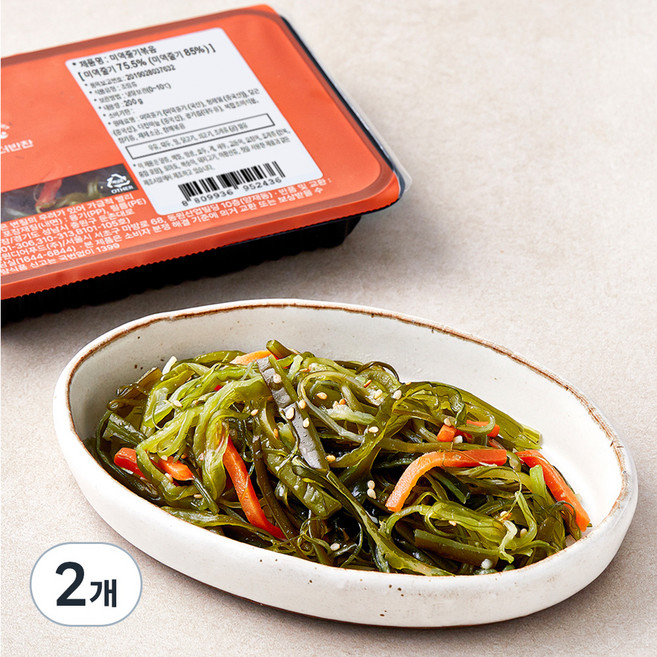 더반찬 미역줄기볶음, 200g, 2개