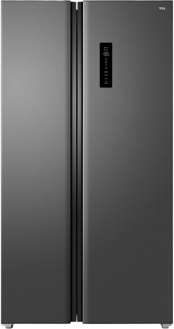 TCL 메탈 600L 2도어 양문형 냉장고 방문설치, P633SBC