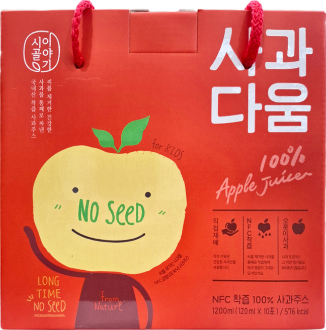 Sigolstory 韓國蘋果汁 10包, 1盒