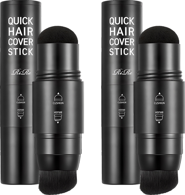 리르 퀵 헤어 커버 스틱 3g, 내추럴블랙, 2개