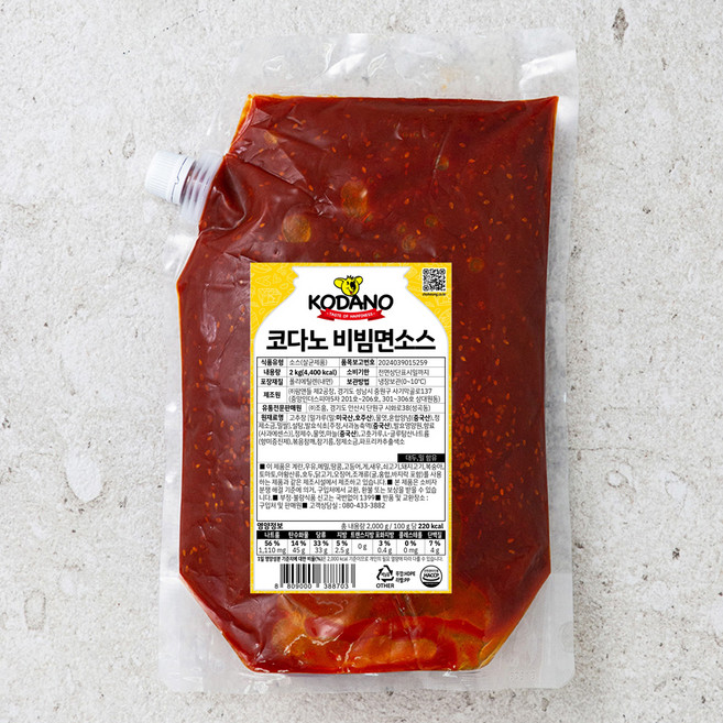 코다노 비빔면소스, 2kg, 1개