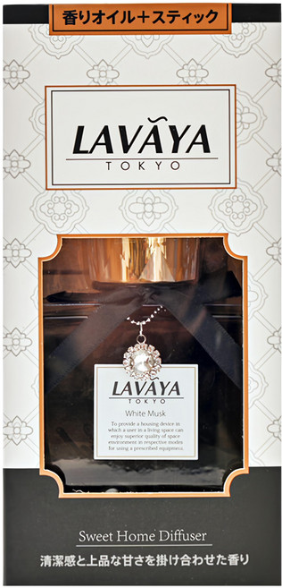 日系晶鑽擴香瓶, 白麝香, 80ml, 1盒