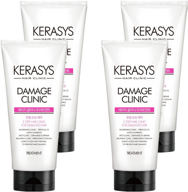 케라시스 데미지 클리닉 트리트먼트, 300ml, 4개