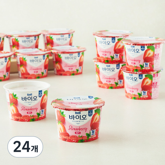 매일바이오 딸기 요거트, 150g, 24개