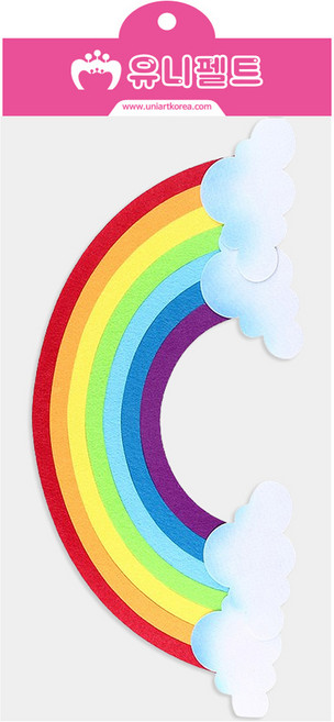 (주)유니아트 10000 펠트, 무지개, 1개