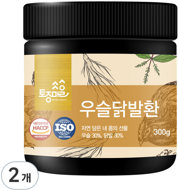 토종마을 우슬 닭발환, 2개, 300g
