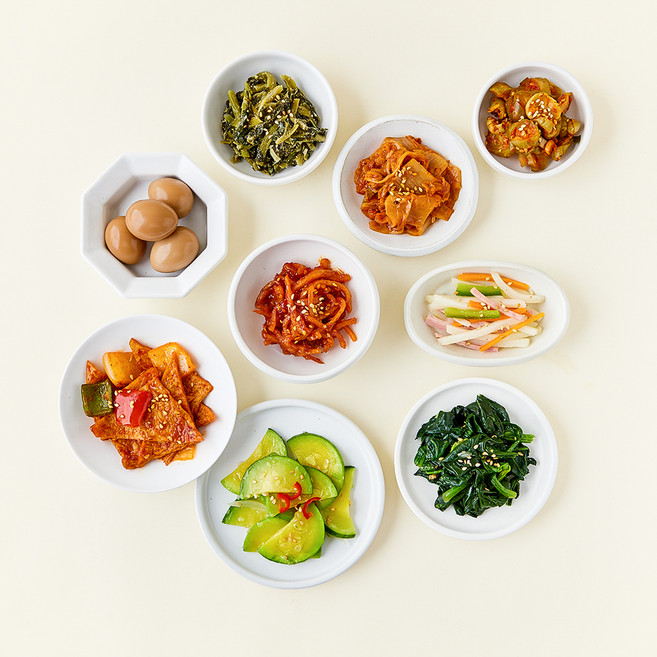 정미경키친 베스트 반찬 9종 모둠 300g, 1세트