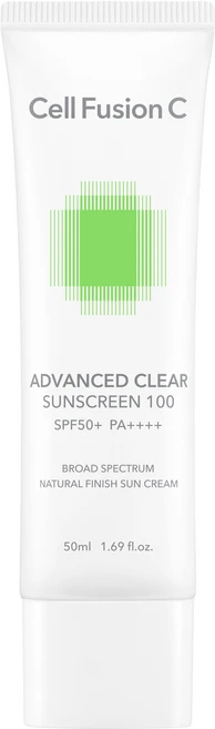 셀퓨전씨 어드밴스드 클리어 썬스크린 100 SPF 50+ PA++++, 50ml, 1개 - 쿠팡