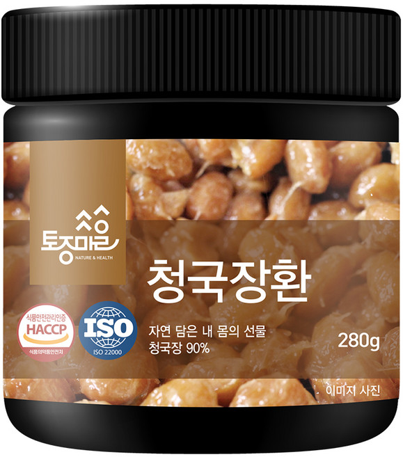 토종마을 국산 청국장환, 1개, 280g