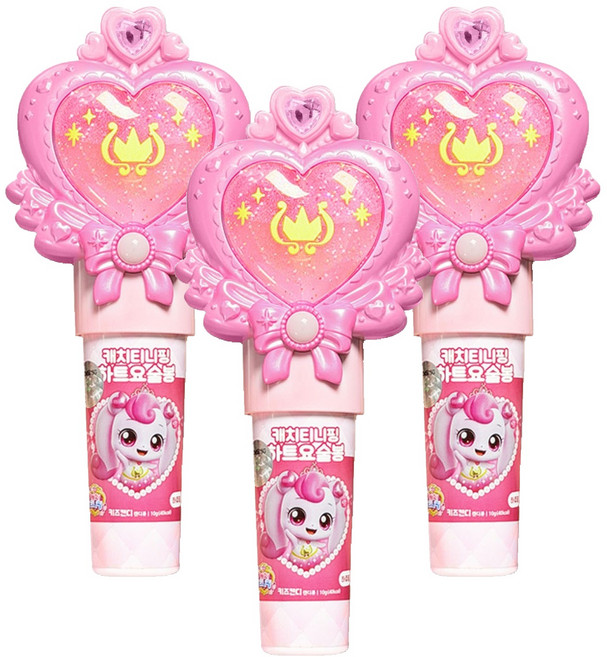 리더스인팜 캐치티니핑 하트요술봉 키즈비타민 랜덤발송, 10정, 3개