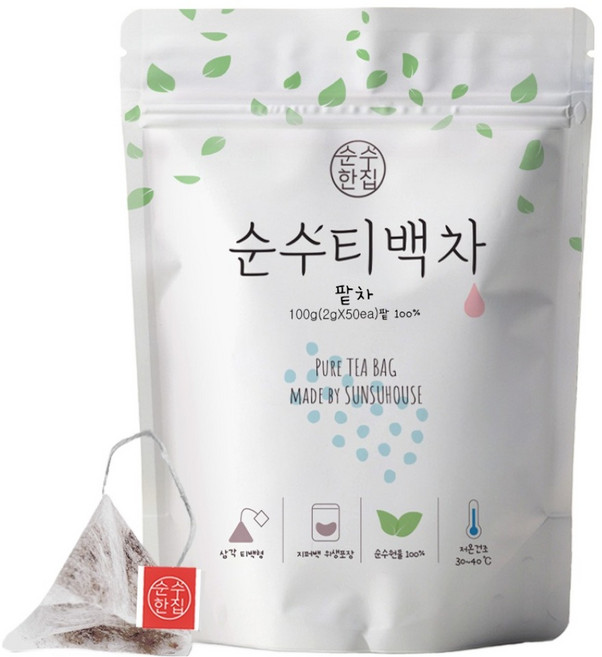 Sunsuhouse 紅豆茶 三角茶包, 2g, 50入, 1個