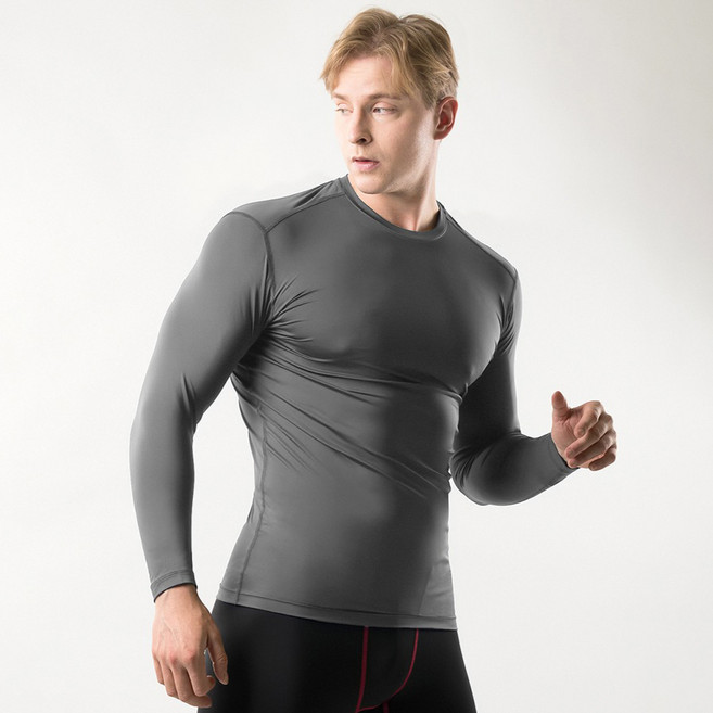 아르메데스 남성용 무지테크핏 언더레이어 긴팔 AR-52