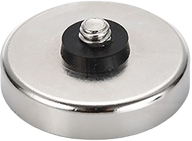 CLAYMORE 強力磁鐵 1/4接頭 CLA-MG10 銀色 32 x 32 x 13.6 mm 50g, 1個