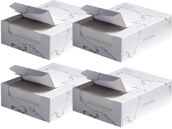 크리스마 더마랩 3 화장솜, 500매입, 4개