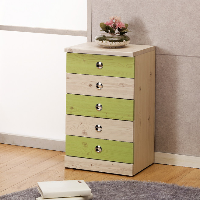 조은세상 5단 서랍장, 워시그린