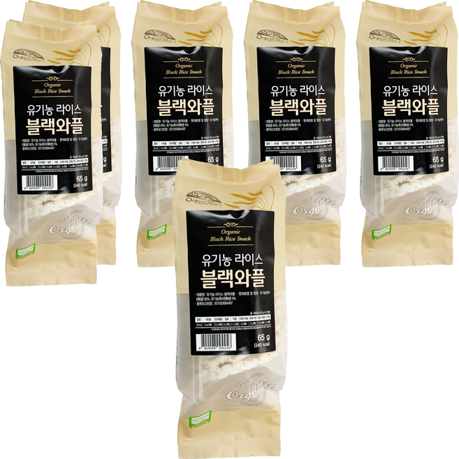 Organic Story 黑米餅, 6個, 65g