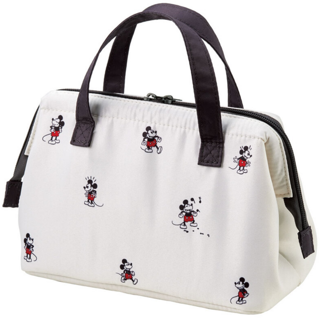 Skater 鋁箔保冷 保溫便當袋, 米奇 米色