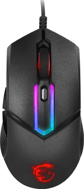 msi 微星 電競滑鼠 原廠保固, CLUTCH GM30, 黑色