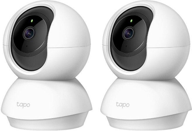 tapo TP-LINK 旋轉式 WiFi攝影機, C210P2, 2個
