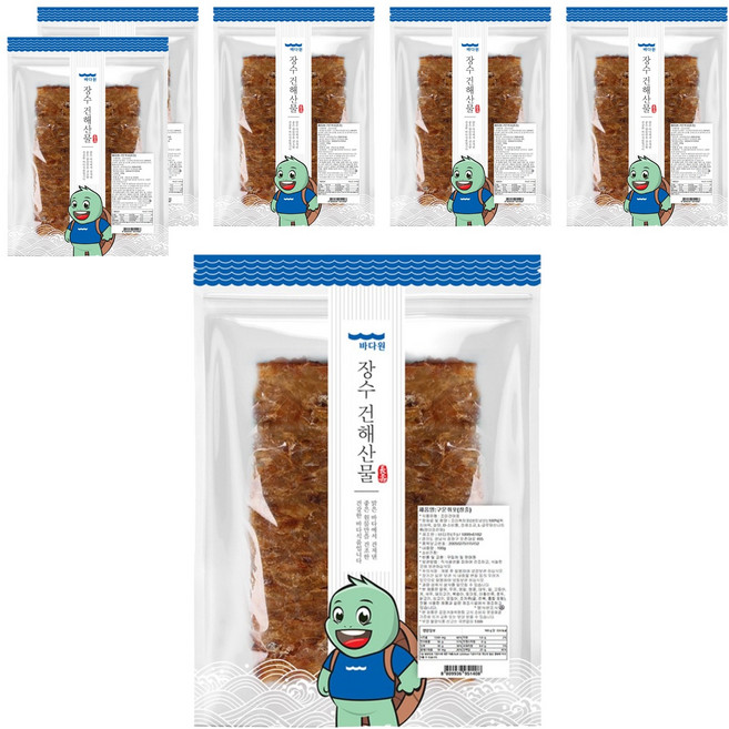 Badaone 烤長條魚乾, 100g, 6個