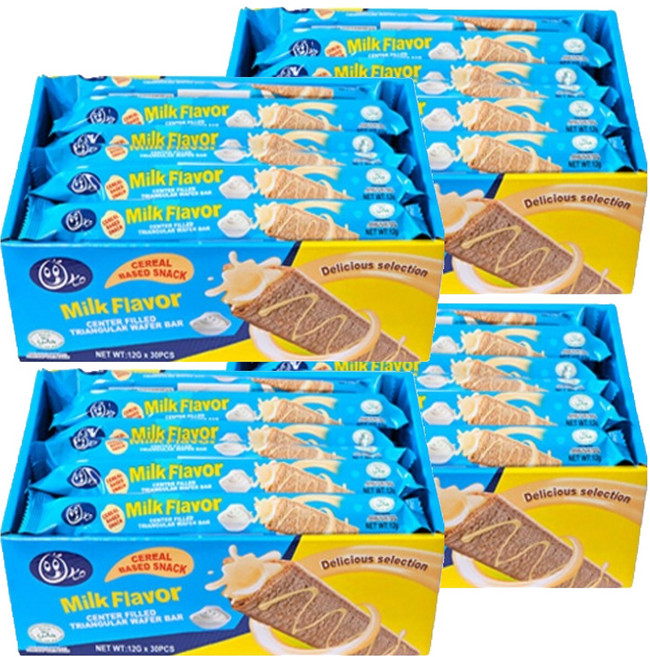 뉴트리오코 밀크맛 웨이퍼, 360g, 4개