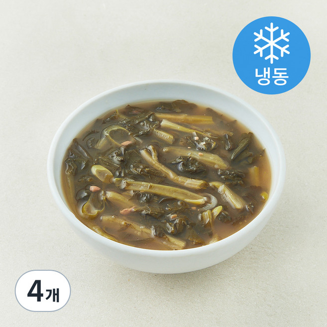 집반찬연구소 시래기 된장국 (냉동), 650g, 4개