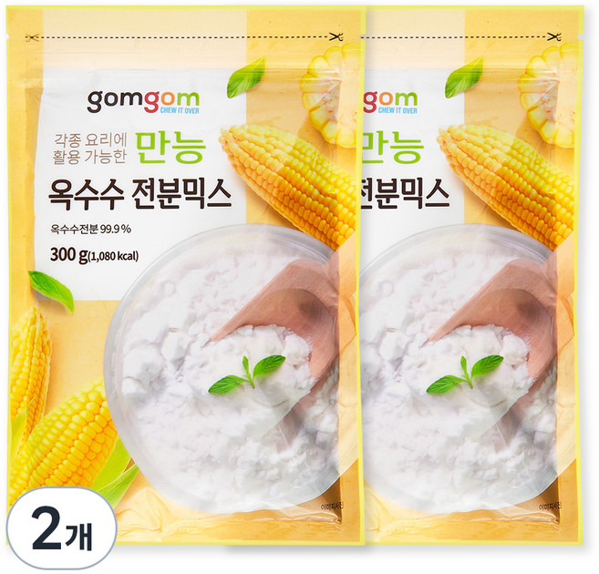 만능 옥수수 전분, 300g, 2개
