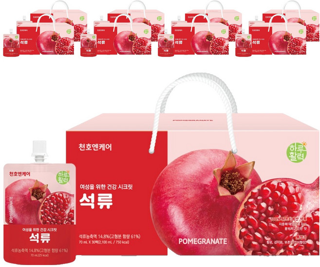 천호엔케어 하루활력 석류즙, 70ml, 270개