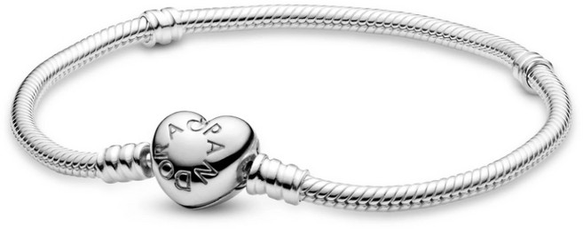 판도라 여성용 모멘츠 하트 클라습 브레이슬릿 590719 +쇼핑백+메시지카드+품질보증서(백화점A/S)