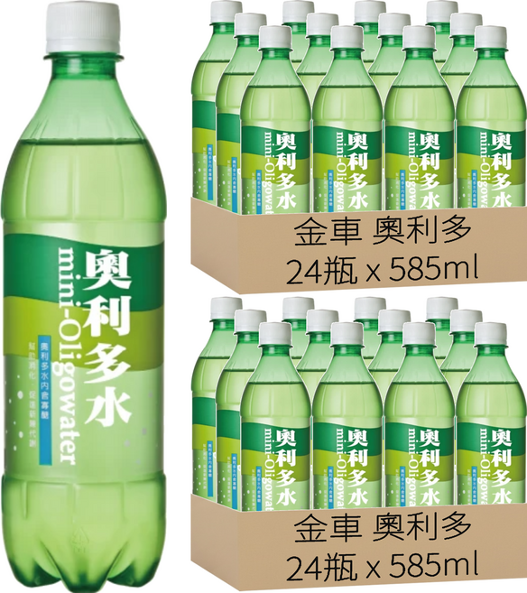 金車 奧利多 水, 585ml, 48瓶