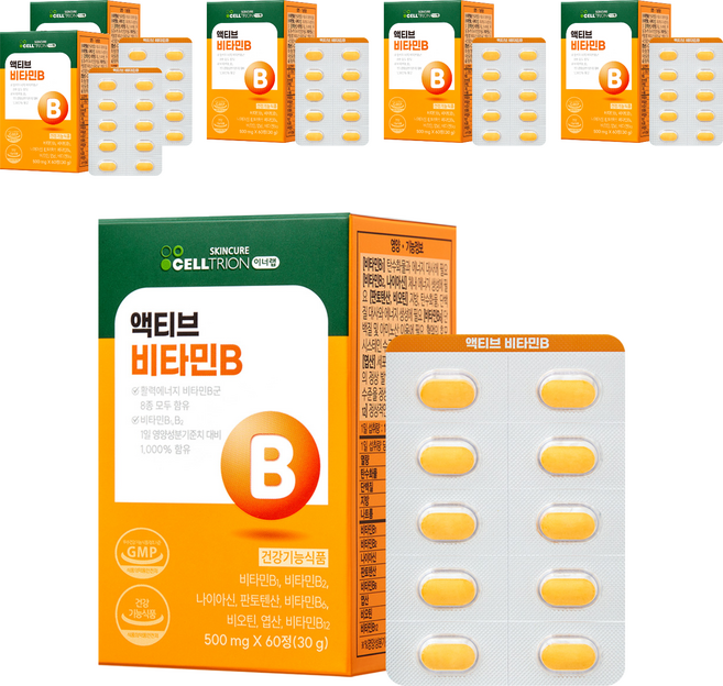 이너랩 액티브 비타민B, 60정, 6개