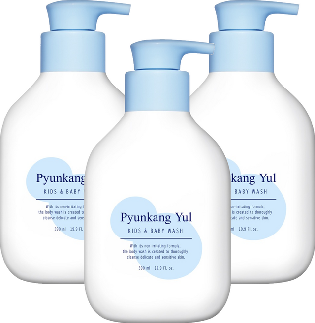 편강율 키즈 앤 베이비 워시 스위트 오렌지, 3개, 590ml