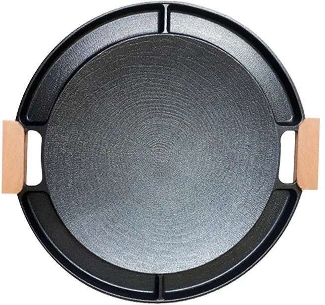 happy cook 分格IH不沾烤盤 附提袋 直徑42 x 4cm 1780g, 42cm, 1個