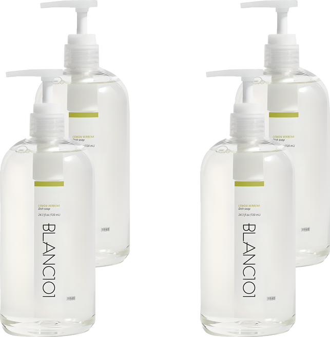 블랑101 주방세제 레몬버베나향, 720ml, 4개