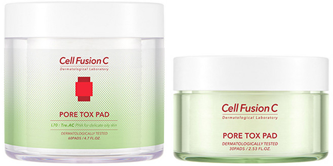 셀퓨전씨 트리악 모공 톡스 패드 60p + 30p 기획 세트, 90매, 1세트
