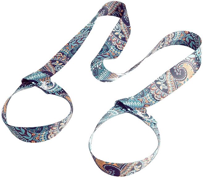 투그램플러스 요가 매트 스트랩, 그린 스타로즈, 1개