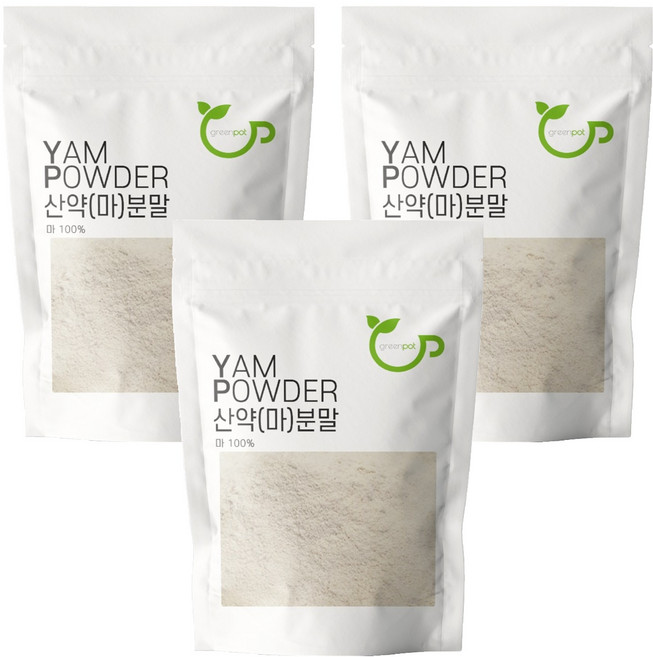그린팟 마 분말, 200g, 3개