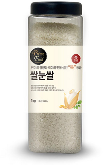 Prime Field 쌀눈쌀 백미, 특등급, 1kg, 1개