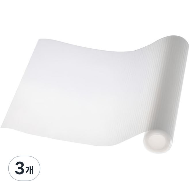잘라쓰는 논슬립 서랍 위생 매트, 반투명, 3개