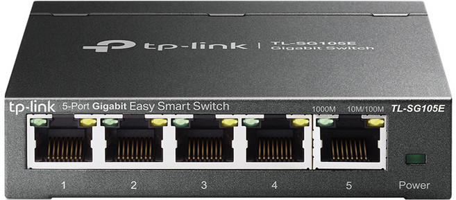 tp-link 5port Gigabit 簡單管理型交換器, 1個, TL-SG105E