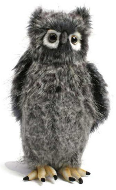 한사토이 동물인형 3678 부엉이3 Bubo Owl, 32cm, 회색, 1개