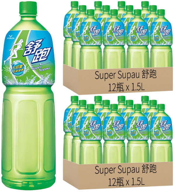 Super Supau 舒跑 運動飲料, 1.5L, 24瓶