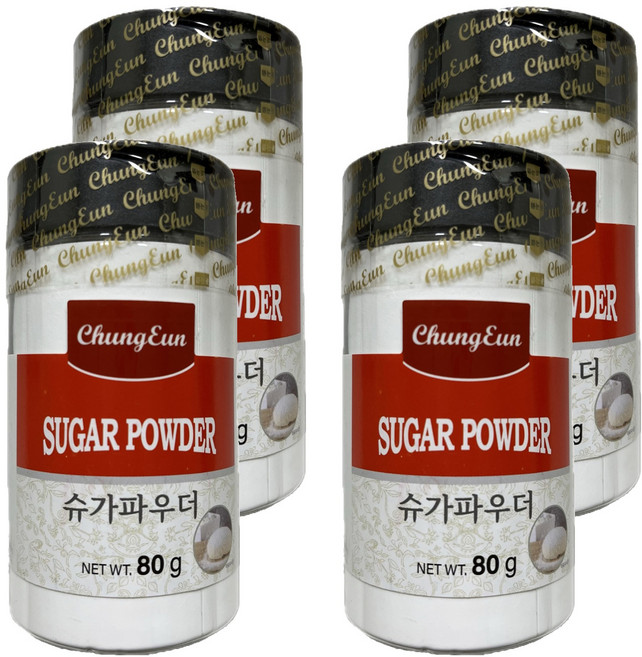 Cheongeun F&B 糖粉, 4個, 80g