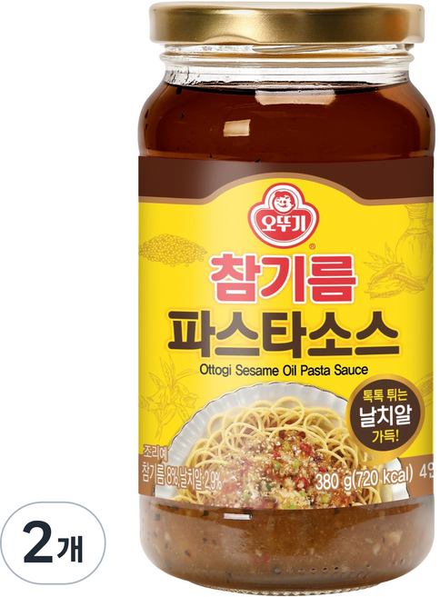 OTOKI 不倒翁 芝麻油飛魚卵義大利麵醬, 380g, 2個
