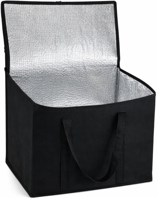 비타벨로 접이식 보온 보냉 쿨러 도시락 가방 19L, 블랙, 1개